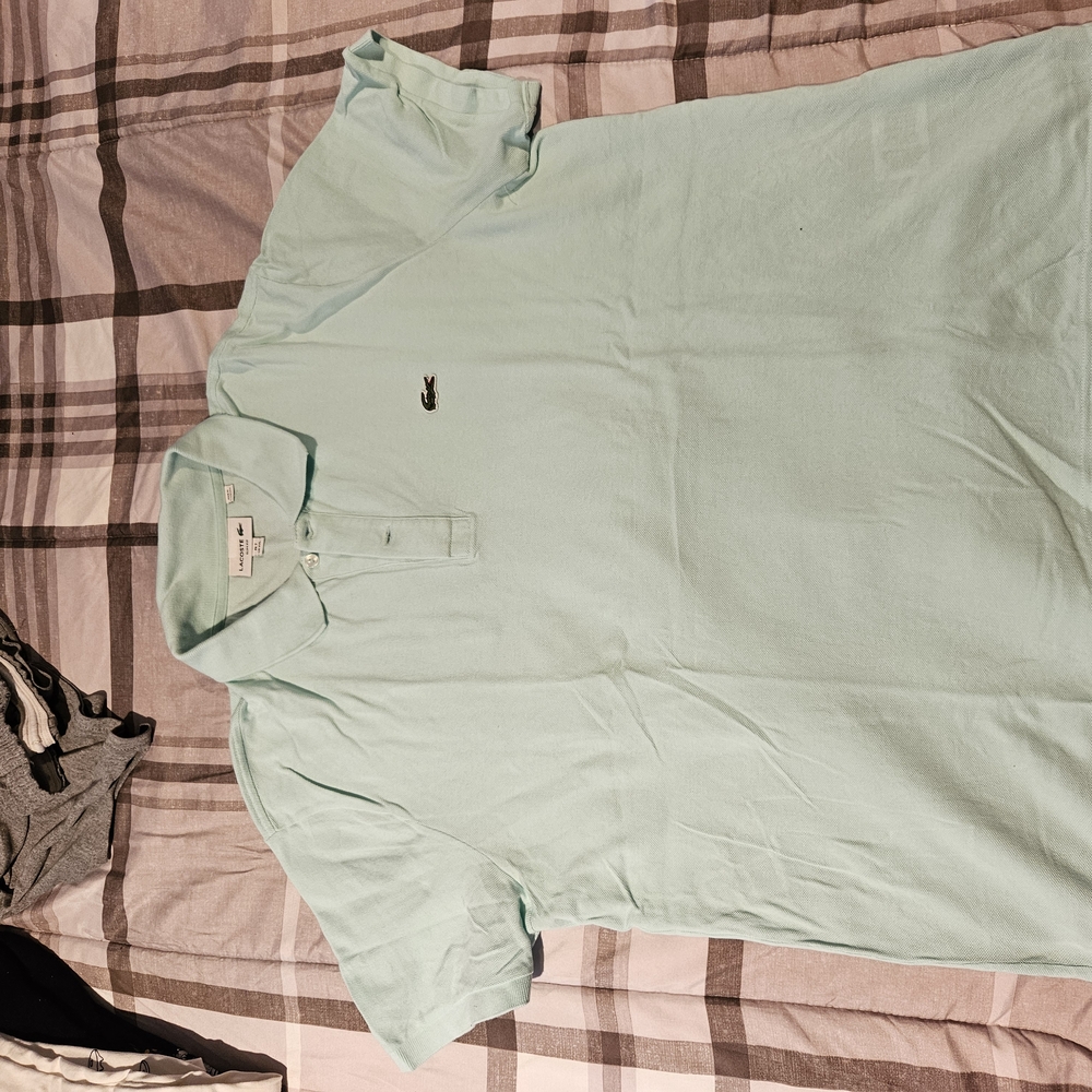 Lacoste Mint Green Polo Shirt